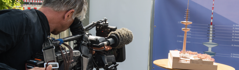 Pressetermin Wiedereröffnung Hamburger Fernsehturm