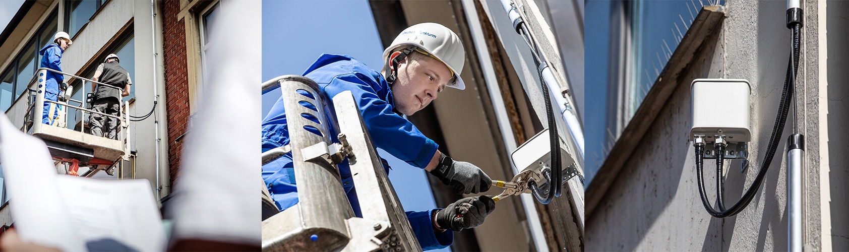 Aufbau einer Small Cell zur Verbesserung des Mobilfunkempfangs in Städten